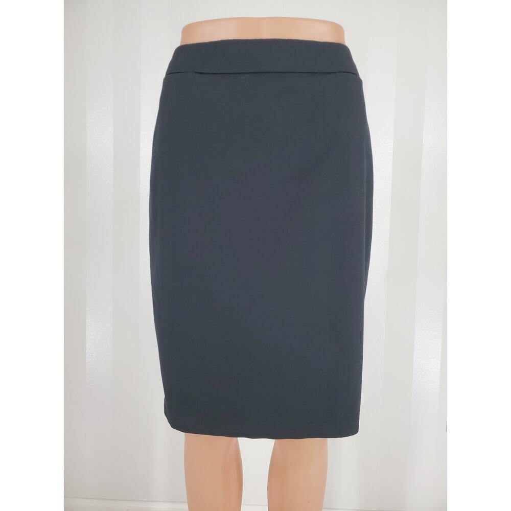 NEW YORK & CO Women's Black Straight Skirt Sz 2